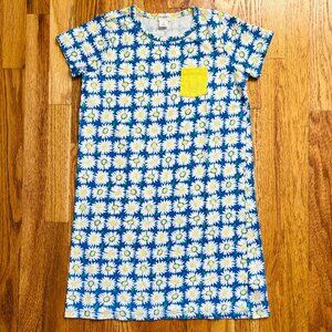 NWOT J.Crew girls size 10 blue w/white daisies dress (Re-Imagined collection)